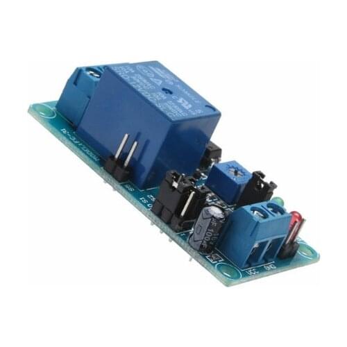 DC 12V Timer Delay Relay Adjustment Potentiometer Board Turn ON / Delay Turn OFF Switch Module With Timer Control Board