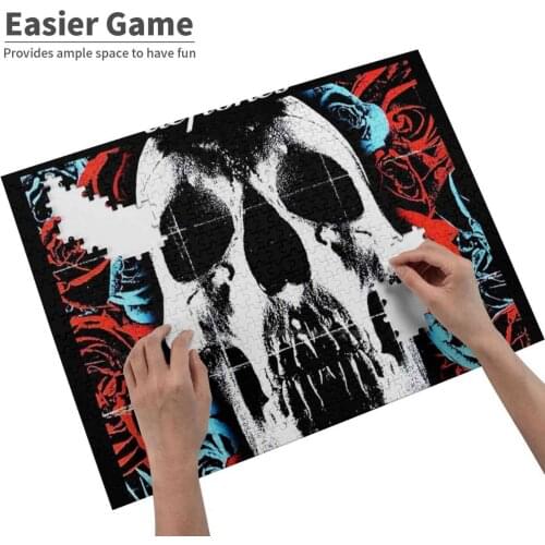 Most Popular Music Rock Jigsaw Puzzle 500 Pieces Puzzle Game Wooden Educational Toys Most Popular Music Deftones Band Familliar