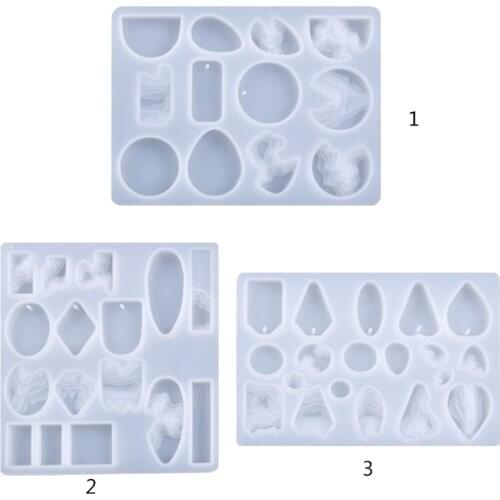 Earring Beach Landscape Crystal Epoxy Resin Mold Nature Coastline Island Pendant Silicone Mould DIY Crafts Jewelry Tool