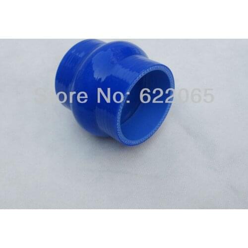 51mm(2Inch) Silicone Hump Hose Coupler Radiator Cooling System for Cars Blue(HH51)
