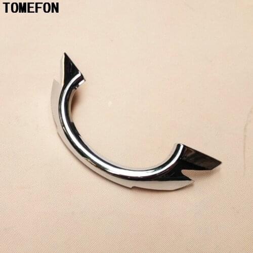 TOMEFON 1piece For Toyota Corolla Altis E170 2013 2014 2015 2016 ABS Chrome Front Head Grille Logo Trademark Trim