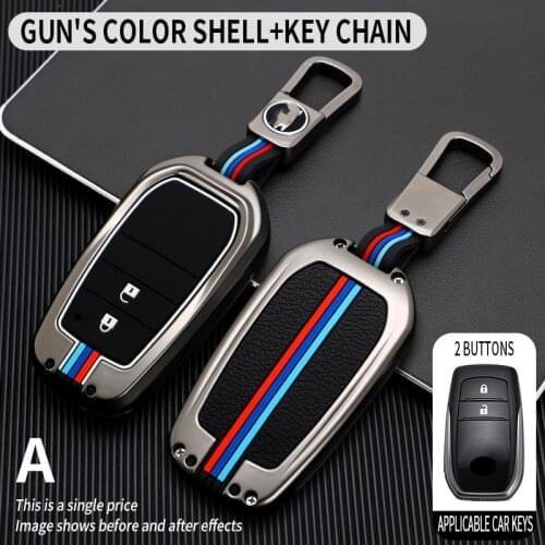 High quality New car key case shell Full cover For Toyota Crown Highlander new RAV4 Camry Carola Leling Prado 2020 Accessories