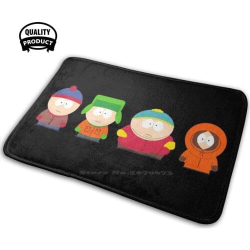 Southpark Pathern 3D Household Goods Mat Rug Carpet Cushion Southpark Randy Randymarsh Marsh Cremefraiche Butters Kenny Cartmen