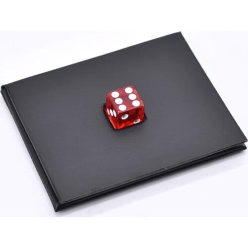 Dice Thru Mirror Magic Tricks Close Up Magia Solid Through Solid Magie Mentalism Illusions Gimmick Props for Magicians