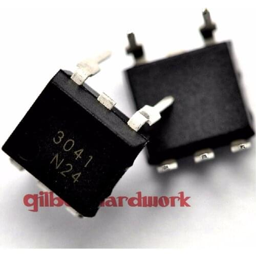 10*Photoelectric Coupling Moc3041 Transistor Output Dip-6 Straight Pin