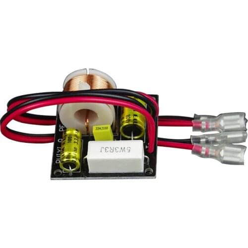 50W 2Way Crossover Audio Speaker Treble Bass Frequency Divider For Subwoofer Of 3Inch Speaker 4-8OHM 3.3KHz 2PCS