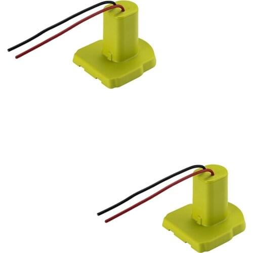HOT-2Pack Power Wheels Adaptor For Ryobi 18V P108 P107 P102 Battery Dock Power Connector Rc Car Rc Truck With 12AWG Wires