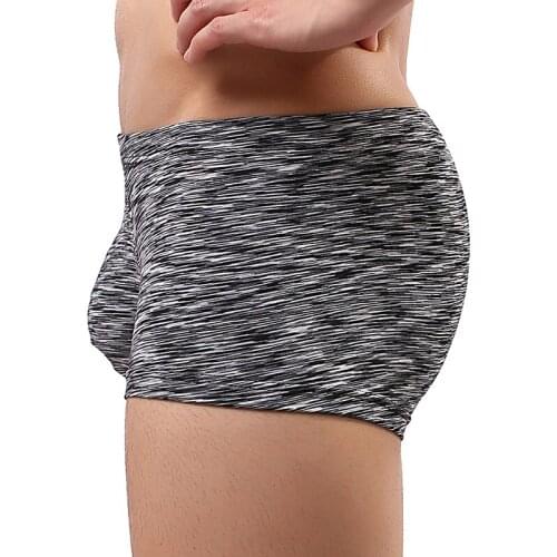 Mens Boxers Underwear Mens Sexy U Convex Boxershorts High Quality Brand Male Panties Breathable Soft Gay Penis Bag Underpants