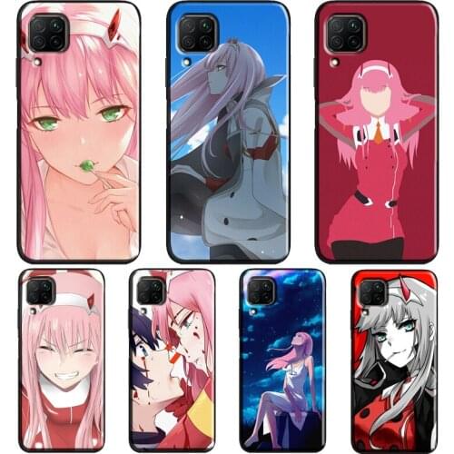 Zero Two Anime Case For Huawei P20 Lite P40 P30 Pro Nova 5T P Smart Z 2019 2021 Honor 10 Lite 9X 8X Cover