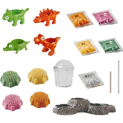 DIY Dinosaur Crystals Growing Toys Fun Crystals Science Toy Set Gift Flower Cultivate Hydrogel Polymer Crystal Soil