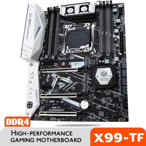 HUANAN ZHI X99 X99-TF Motherboard With Dual M.2 NVME Slot Support Both DDR3 and DDR4 LGA2011-3