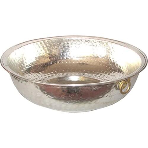 Bathroom Foaming Bucket Sauna Copper-Tinned Bucket Spot Bath Accessory Dispenser Massager Foam By Allforhamam