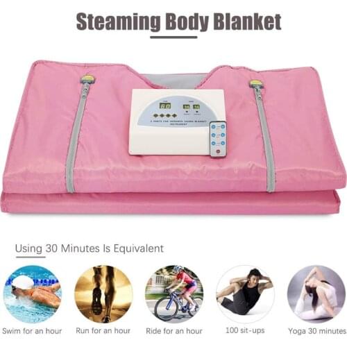 Upgraded Version of Far-infrared Sauna Blanket Digital Thermal Sauna Blankets Body Shaper Used for Weight Loss and Fitness Throw