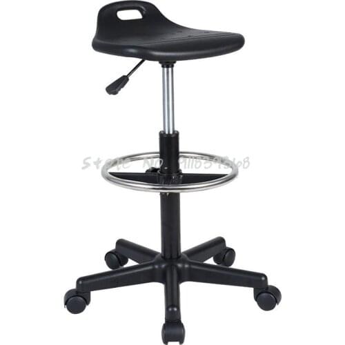 PU anti-static lifting work stool laboratory bar chair factory workshop assembly line research institute rotating stool