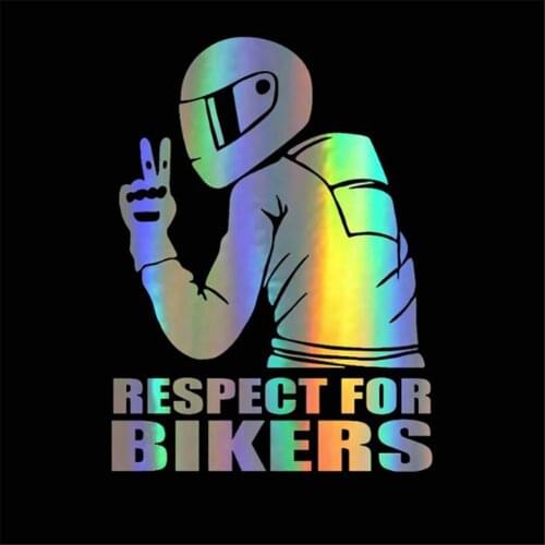 Motorcycle Funny Car Stickers Respect Biker Sticker For BMW K1600 GTL R1200GS R1200GS ADVENTURE R1200R