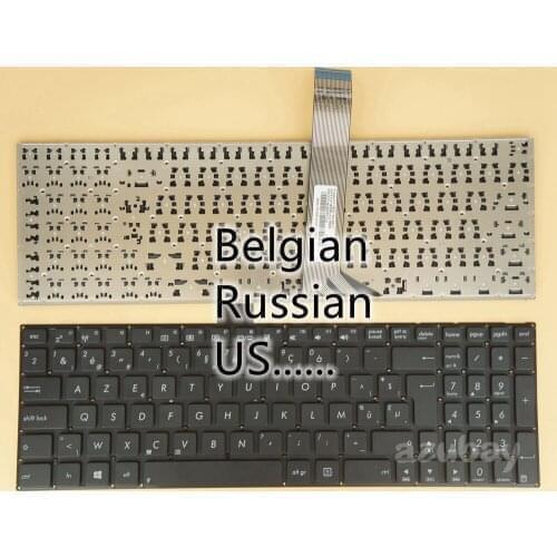 US Belgian Russian Keyboard For Asus R550CM S505C S505CA S505CB S505CM S50C S50CA S50CB S50CM S550C S550CA S550CB S550CM S56C