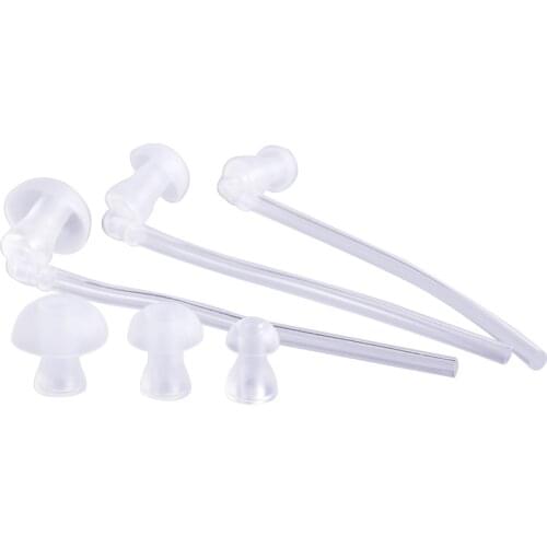 BTE Hearing Aid Domes Silicone Ear Plugs Earplugs With Tube