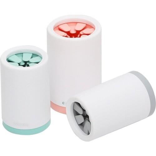 Dog Paw Cleaner Pet Grooming Brush Prevent Water Splashing Soft Silicone Combs Washer Cup Wash Dirty Foot Cleaning Bucket