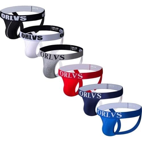 6PCS Gay Men Underwear Jockstrap Sexy Gay Men Underwear Thong Men G String Men Thong Homme Tanga Jockstrap
