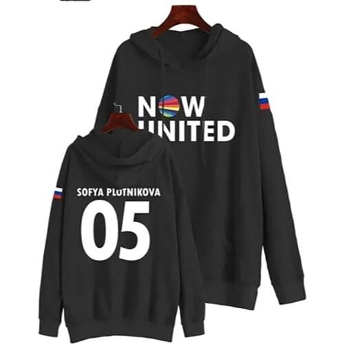 Now United Hoodie Sweatshirts Sofya Plotnikova 05 Pullover Kpop New Tracksuit Streetwear Russia Men Women Casual Hooded Jacket
