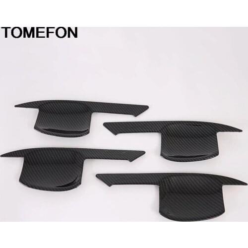 TOMEFON For Hyundai Tucson 2016 2017 2018 2019 2020 Car Side Door Handle Sequin Bowl Molding Cover Trim Exterior Accessories ABS