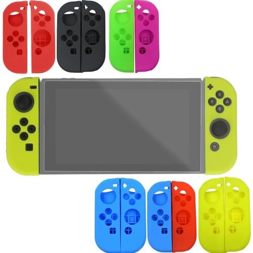 Ultra-thin case For Switch Controller N Switch accessories Skin Grip housing original Soft Silicone Protective Controller Handle