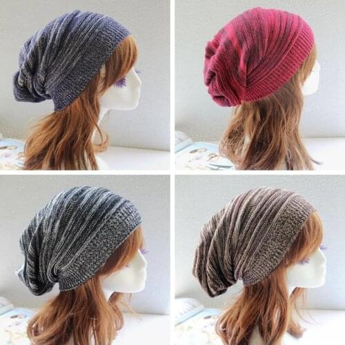 Unisex Warmer Beanie Hat For Women Acrylic Winter Cap Men Knitted Hats Casual Skullies Knitted Caps Bonnet Gorro Female Beanies