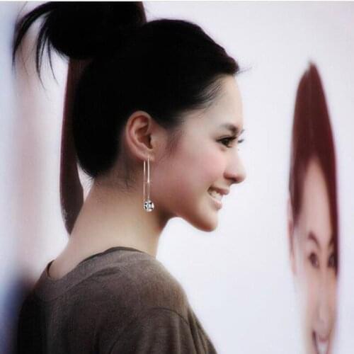 8MM More Colors Genuine Fine 925 Sterling Silver Jewellery Ear Thread Cubic Zirconia Piercing Earrings Sets Nice Gift