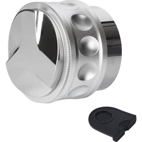 53Mm Coffee Distributor and Tamper with Spring,Dual Head Coffee Leveler Compatible for 54mm Breville Portafilter