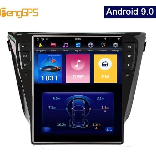 Android 9.0 Tesla Tesla style Car no DVD Player Navigation for For NISSAN Qashqai 2013-2018 Audio Player 12.1 Inch