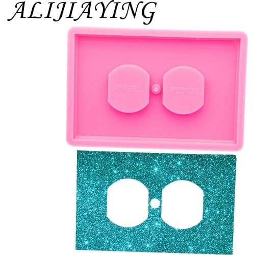 Shiny Light Switch covers Silicone mold for outlet covers - Resin Crafting Mold for Epoxy - Mold Resin Craft DY0775