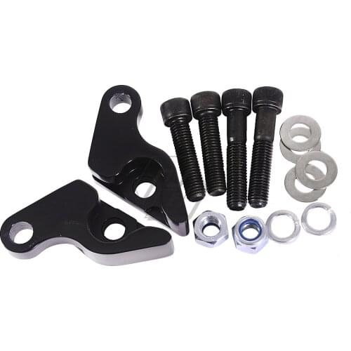 1" Inch Black Motorcycle Rear Shock Lowering KIT Case for Harley Night Rod Special VRSCDX 2007-2010