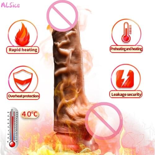Remote Automatic Swing Heating Dildo Vibrator G-spot Massage Realistic Penis Vibrator Sex Toys For Women Adult Erotic Product