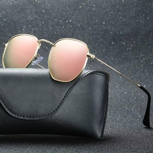 FONDYI Elegant High Quality Womens Sunglasses UV400 Dropshipping Girls Fashion Shades Sun Glasses Novelty Metal with Case