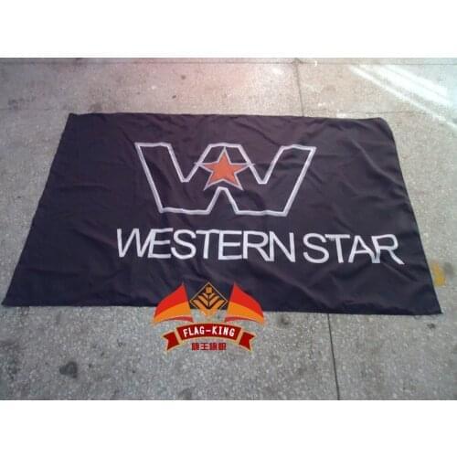 Western Star Trucks Racing flag, Best Nitro ,Electric RC Cars banner, Trucks, Buggy 100% polyster 90*150 CM flag,flag king