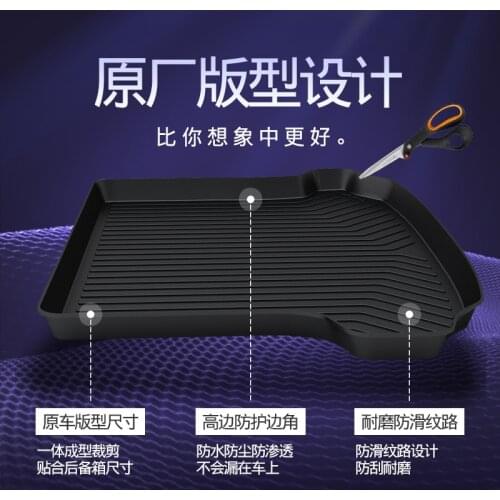 Myfmat custom car trunk mats car Cargo Liners pad for Renault Kadjar Koleos Laguna Scenic Megane Espace well organizing trendy