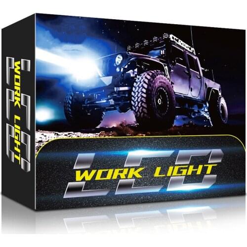 New Work Light Mini Square Work Light 23LED 69W Off-road Spotlight Auxiliary Car Light