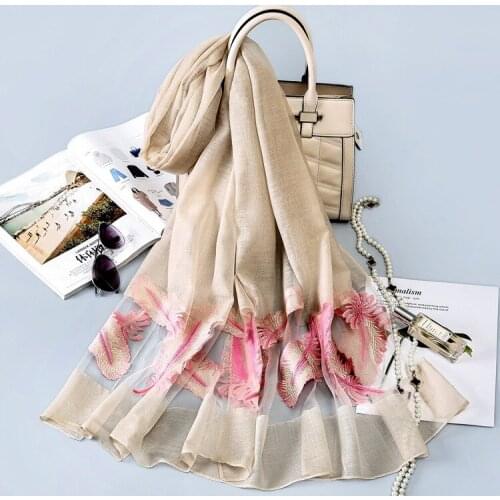 New Silk-like Sunscreen Scarf, Eugene Shawl, Pure Scarf, Beach Scarf Factory Wholesale Gift head scarf women scarfs for ladies