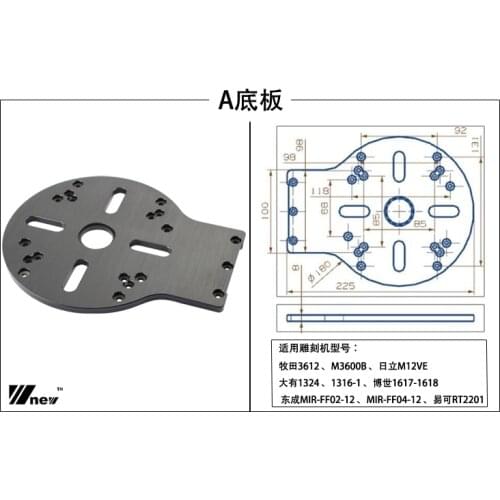 Please select the appropriate backplane for router guide rail, and please contact me if you have any questions