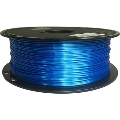 Silk Blue PLA 3D Printer Filament 1.75mm 250g/500g/1Kg Filaments Silky Shine 3D Pen Printing Materials Shiny Metallic Like Feel