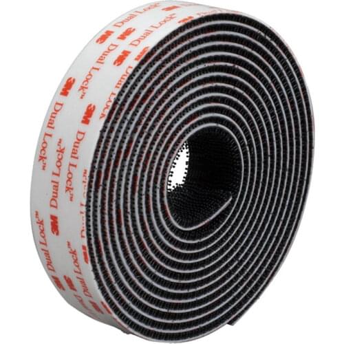 Velcros Type 400 3M Dual Lock SJ3551 Width 25.4mm Black VHB Mushroom Adhesive Reclosable Fastener Tape 3M Tape 50cm/1m/2m/5m