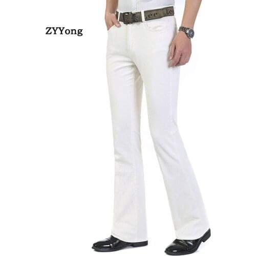 YENIONS Men's Flared Jeans