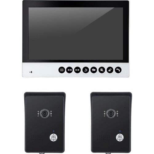 10 inch smart doorbell, wired video intercom, photo video, high-definition villa electronic access control