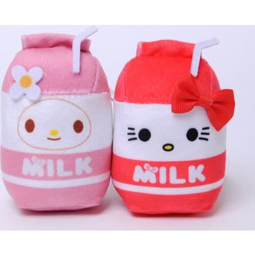 2021 Sanrios Plush Doll Pink Mymelody Hello Kittys Toy Kawaii Keychain Cartoon Doll Anime Soft Plush Toy Birthday Gift for Girls