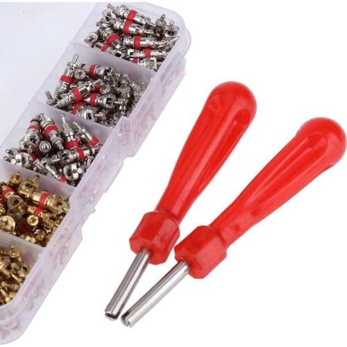 242pcs Car A/C Air Conditioning R134a Valve Cores+ Remover Tool Kit Good sealing, zero leakage environmental O-ring