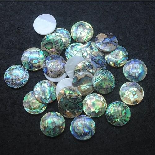5pcs nature shell beads cabochons 16mm round shape mother of pearl all kinds of colors good selling items top selling with for
