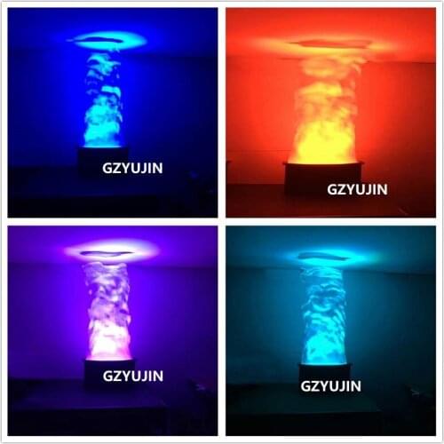 6PCS/LOT LED RGB Fake Flame Light Stage Show Fire Flamelight Lighting Disco DJ Band