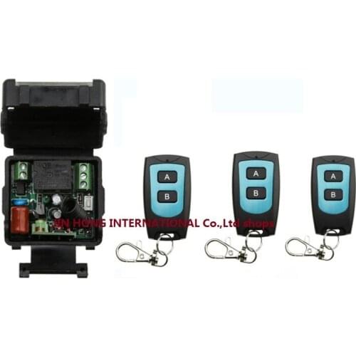 AC 220 v 1 ch RF wireless remote control switch 1pics t mini receiver +2 pics waterproof transmitter A ---ON and B---off