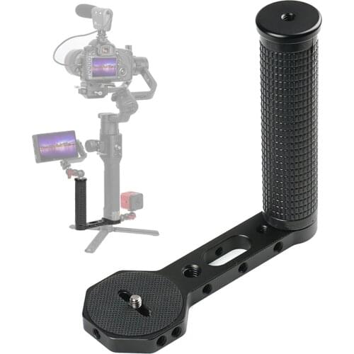 Gimbal Accessories L Bracket Stand Handle Grip with 3/8 1/4 Thread for Zhiyun Crane 2 DJI Ronin S Weebill LAB Stabilizer