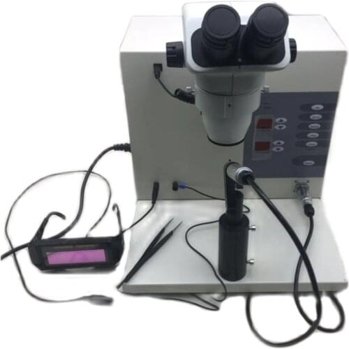 Spot Laser Welding Machine With Microscope Numerical Control Argon Arc Welder Jewelry Soldering Machine